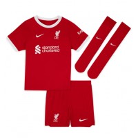 Liverpool Mohamed Salah #11 Fußballbekleidung Heimtrikot Kinder 2023-24 Kurzarm (+ kurze hosen)